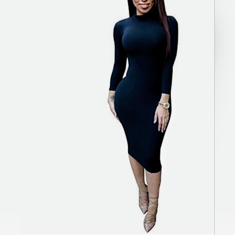 Long Sleeve Midi Dress